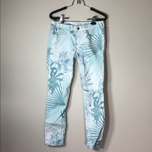 Women’s tropical skinny jeans